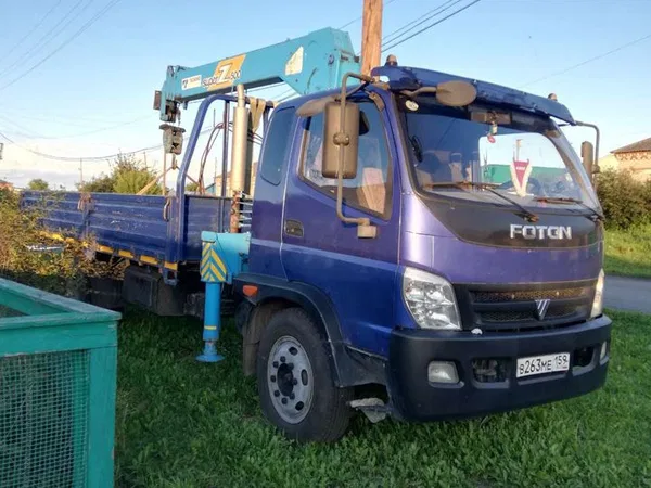 Бортовой грузовик с КМУ FOTON Auman BJ11xx