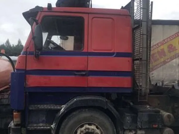 Сортиментовоз Scania 142 с прицепом