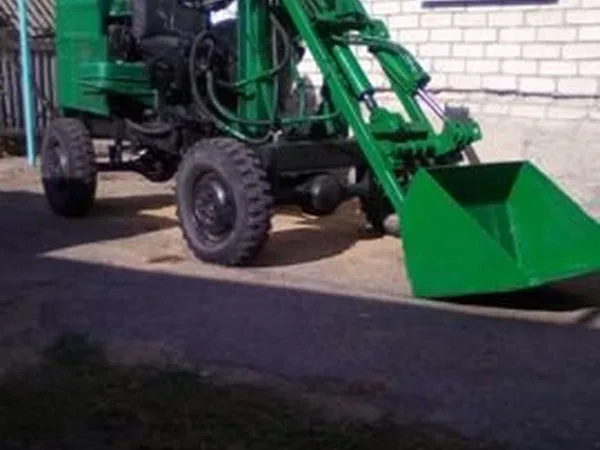 Фронтальный погрузчик самодельный