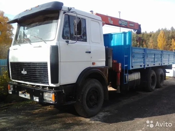 Бортовой грузовик с КМУ МАЗ с КМУ Unic