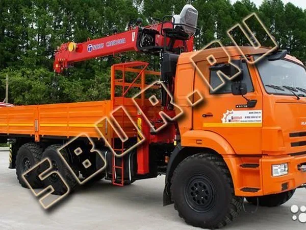 Бортовой грузовик с КМУ КамАЗ 43118 с КМУ Taurus 086A
