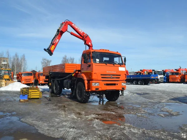 Бортовой грузовик с КМУ КамАЗ 43118