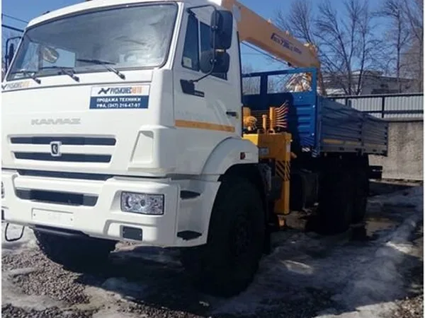 Бортовой грузовик с КМУ КамАЗ