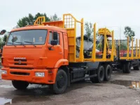 Сортиментовоз КамАЗ 65111 с КМУ