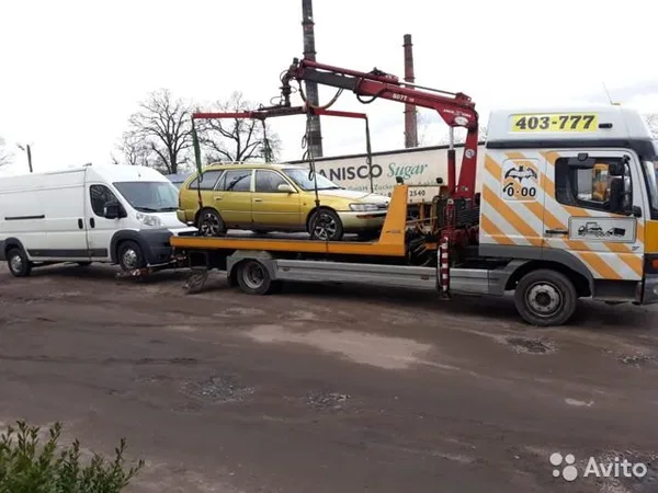 Эвакуатор Mercedes-Benz Atego 917 с КМУ