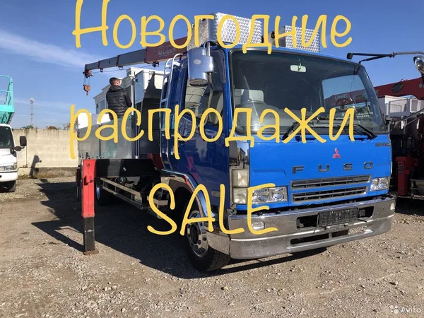 Бортовой грузовик с КМУ Mitsubishi Fuso Fighter