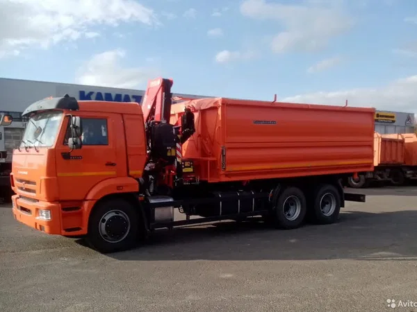 Бортовой грузовик с КМУ КамАЗ 65115-773094-50