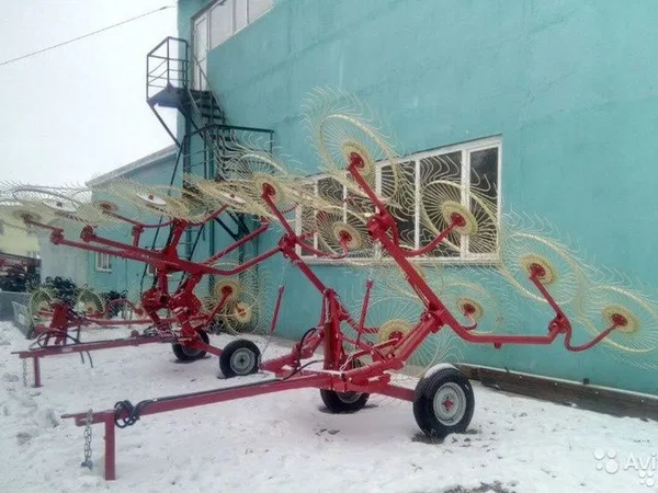 Грабли ГВВ валковые прицепные (ворошилки)
