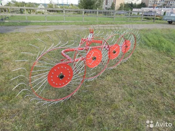 Грабли ворошилки навесные колесные