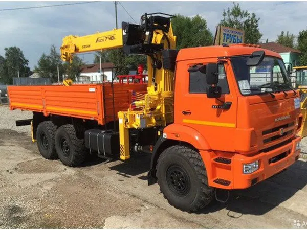 Бортовой грузовик с КМУ КамАЗ 43118