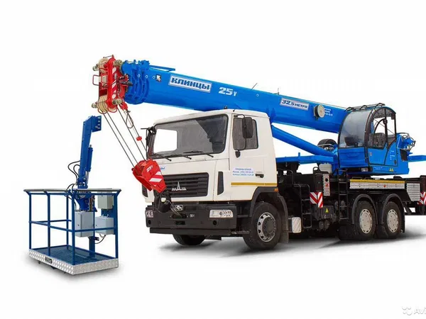 Автокран Клинцы ПКС-55713-6К-4В на шасси МАЗ 6312