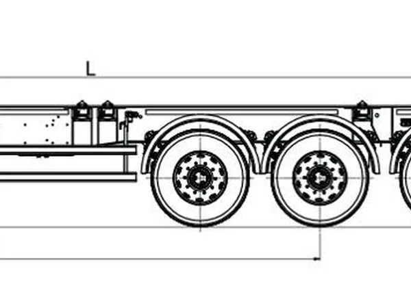 Полуприцеп контейнеровоз Kassbohrer CS