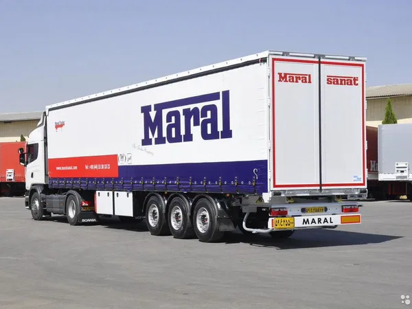 Тентованный полуприцеп Maral