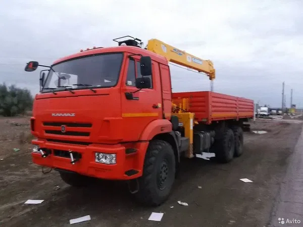 Бортовой грузовик с КМУ КамАЗ 43118-3027-50
