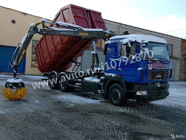 Металловоз (ломовоз) МАЗ 6312С9 с ГМУ Palfinger