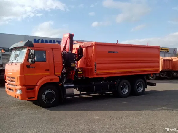 Бортовой грузовик с КМУ КамАЗ 65115-773094-50