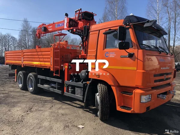 Бортовой грузовик с КМУ КамАЗ 65115-773962-50