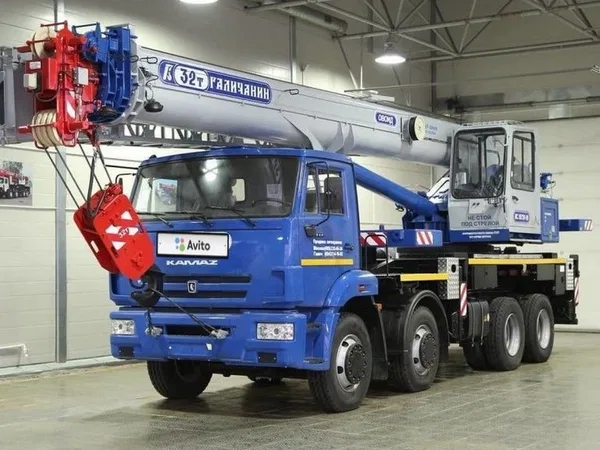 Автокран Галичанин КС-55729-1В (ОВОИД) на шасси КамАЗ 6540