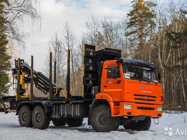Сортиментовоз КамАЗ 43118 с ГМУ VM10L74 (RX38)