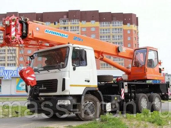 Автокран Клинцы КС-55713-6К-3 на шасси МАЗ 6312