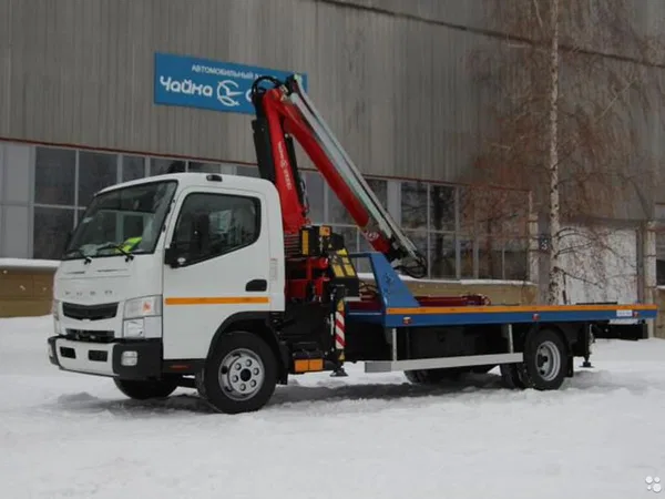 Эвакуатор Mitsubishi Fuso Canter с КМУ