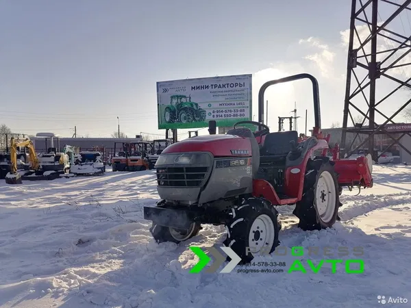 Мини-трактор Yanmar AF-16 с фрезой