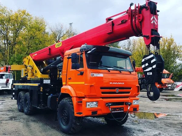Автокран Palfinger Sany КС-5573А на шасси КамАЗ 43118