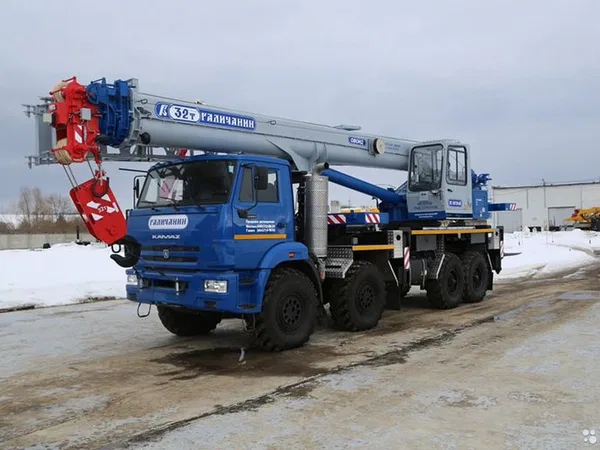Автокран Галичанин КС-55729-5В (ОВОИД) на шасси КамАЗ 63501
