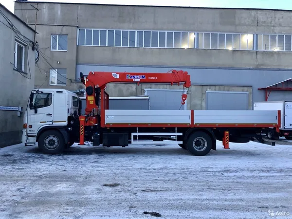 Бортовой грузовик с КМУ HINO 500 (Ranger)