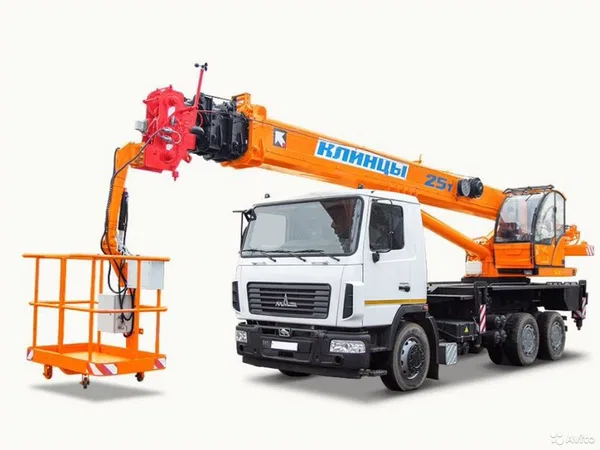 Автокран Клинцы ПКС-55713-6К-3 на шасси МАЗ 6312