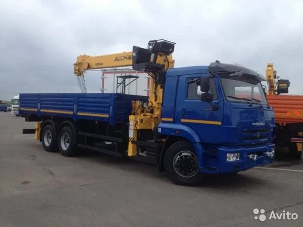 Бортовой грузовик с КМУ КамАЗ 65115-3094-48 с КМУ Soosan SCS746L