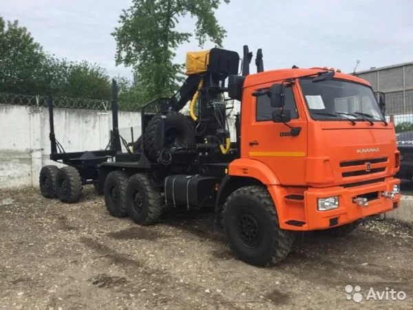 Сортиментовоз КамАЗ 43118-3086-50 с КМУ ОМТЛ VM10L74
