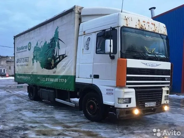 Тентованный грузовик DAF 95 XF 380