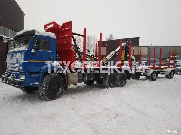 Сортиментовоз КамАЗ 43118 с КМУ