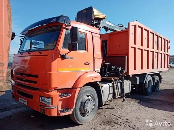 Металловоз (ломовоз) КамАЗ 65115 с КМУ