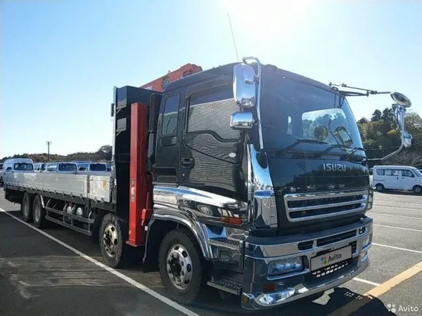 Бортовой грузовик с КМУ ISUZU Giga (C-series)