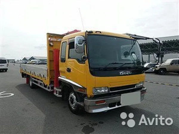 Бортовой грузовик с КМУ ISUZU Forward