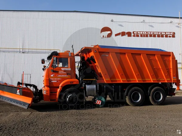 Комбинированная дорожная машина КДМ-7881.01 на самосвале КамАЗ 6520