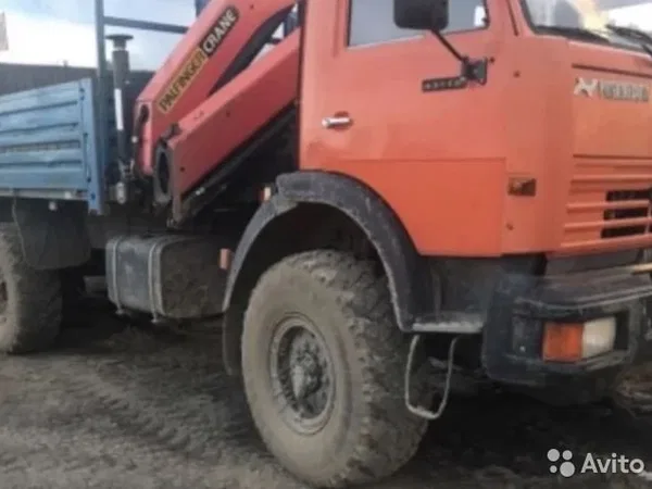 Бортовой грузовик с КМУ КамАЗ 43118 с КМУ Palfinger 15500