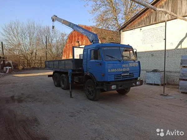Бортовой грузовик с КМУ КамАЗ 5320