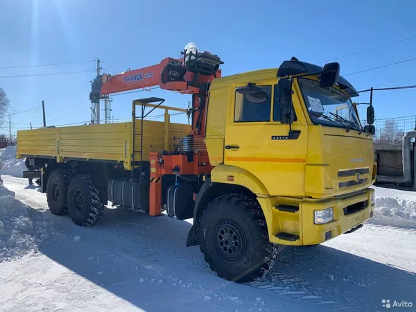 Бортовой грузовик с КМУ КамАЗ 43118