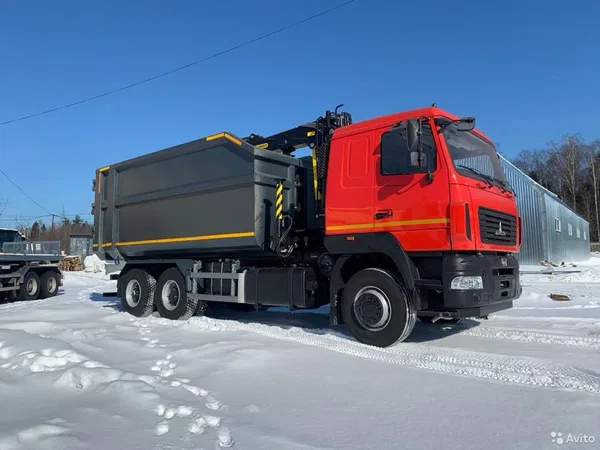 Металловоз (ломовоз) МАЗ 6312С5-8525-012 с КМУ