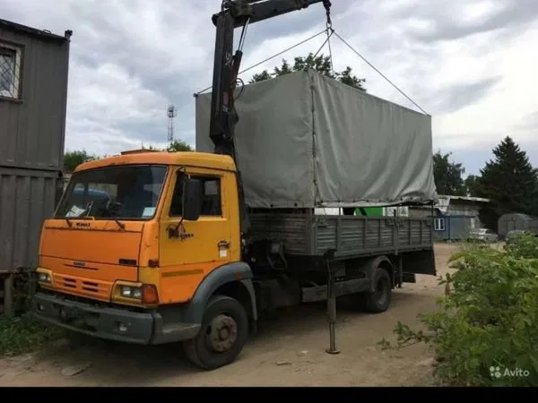 Бортовой грузовик с КМУ КамАЗ 4308