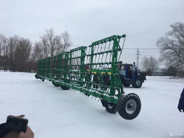 Пружинная борона БСП-21 тяжелая секционная