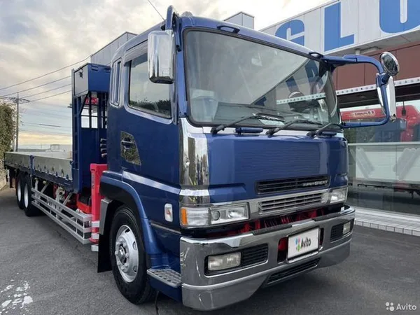 Бортовой грузовик с КМУ Mitsubishi Fuso Super Great