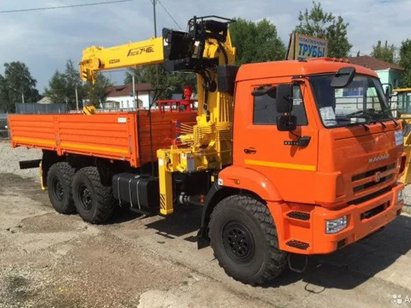 Бортовой грузовик с КМУ КамАЗ 43118