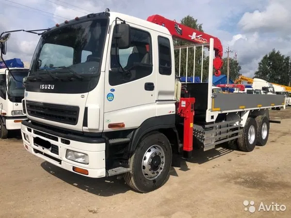 Бортовой грузовик с КМУ ISUZU CYZ51Q