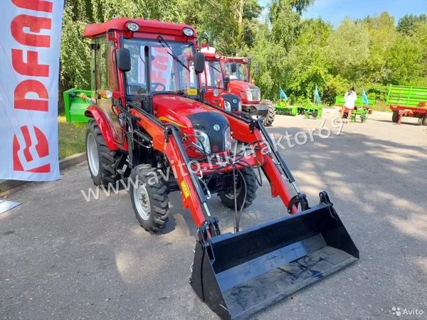 Мини-трактор DongFeng 244 с погрузчиком