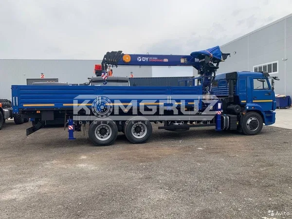 Бортовой грузовик с КМУ КамАЗ 65115