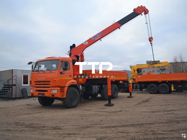 Бортовой грузовик с КМУ КамАЗ 43118